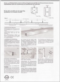 Инструкция по монтажу Шинопровод троллейный алюминиевый LSV VAHLE